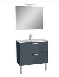 Autre photo du produit Ensemble meuble 80 cm avec plan c�ramique , 2 tiroirs