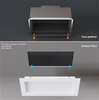 Autre photo du produit Grille de soufflage double d�flexion ACCESS
