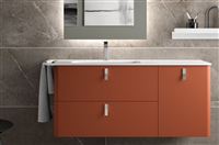 Autre photo du produit Meuble sous vasque 2 tiroirs, 1 porte UNIIQ  (1200x450x540 mm)