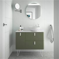 Autre photo du produit Meuble sous vasque 2 tiroirs, 1 porte UNIIQ  (1200x450x540 mm)