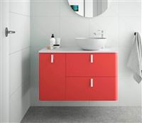 Autre photo du produit Meuble sous vasque 2 tiroirs, 1 porte UNIIQ  (1200x450x540 mm)