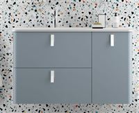 Autre photo du produit Meuble sous vasque 2 tiroirs, 1 porte UNIIQ  (1200x450x540 mm)