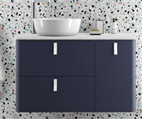 Autre photo du produit Meuble sous vasque 2 tiroirs, 1 porte UNIIQ  (1200x450x540 mm)
