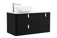 Autre photo du produit Meuble sous vasque 2 tiroirs, 1 porte UNIIQ  (1200x450x540 mm)