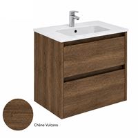Autre photo du produit Ensemble meuble suspendu SPRING 2 tiroirs (100 cm)
