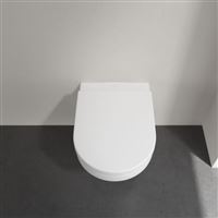 Autre photo du produit Abattant Targa Architectura  BLANC avec frein de chute, d�clipsable