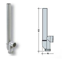Autre photo du produit Siphon de machine  laver en PVC sortie horizontale